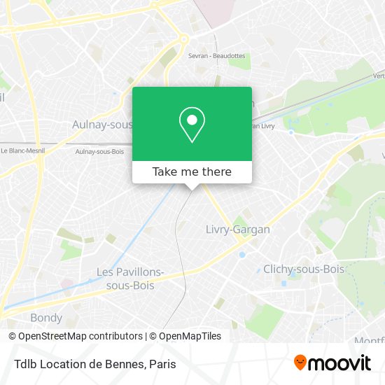 Tdlb Location de Bennes map