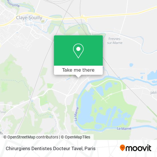 Chirurgiens Dentistes Docteur Tavel map