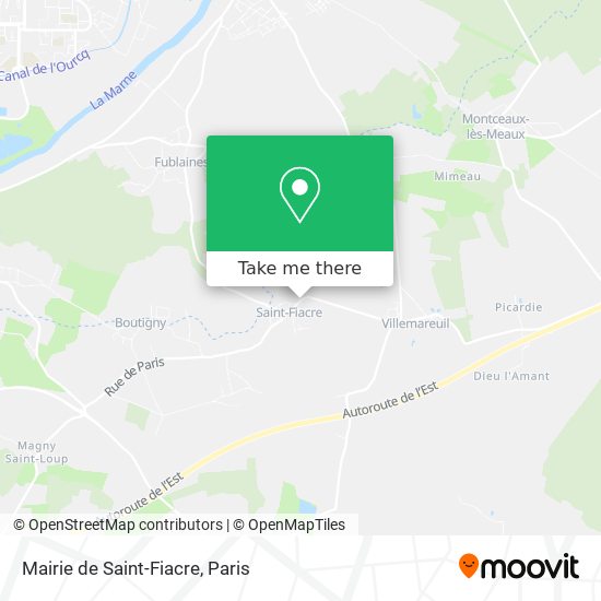 Mapa Mairie de Saint-Fiacre