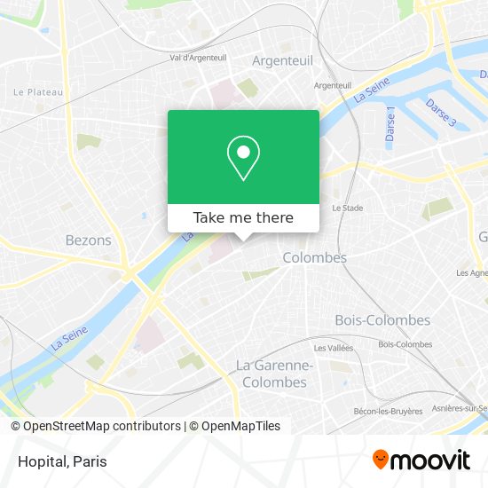 Hopital map