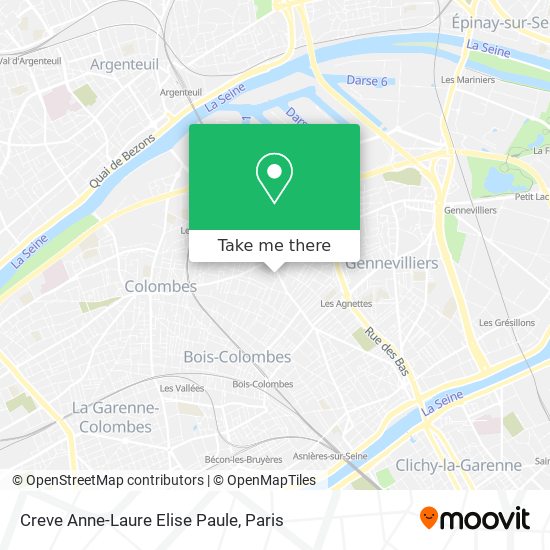 Creve Anne-Laure Elise Paule map