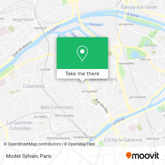 Modet Sylvain map