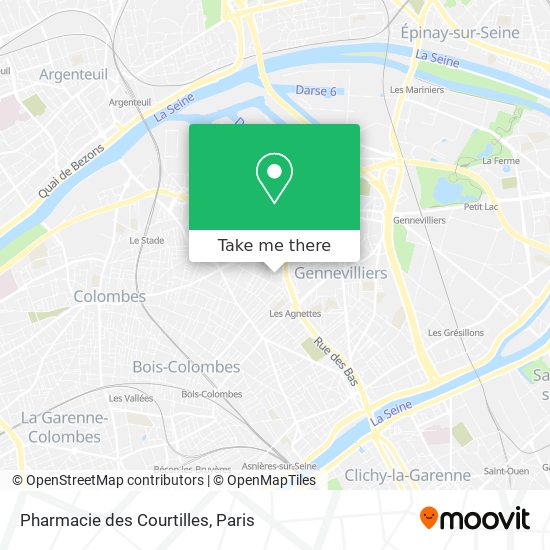 Pharmacie des Courtilles map