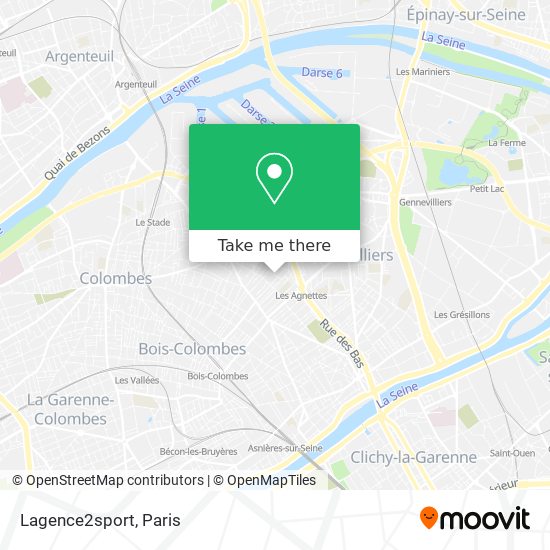 Lagence2sport map