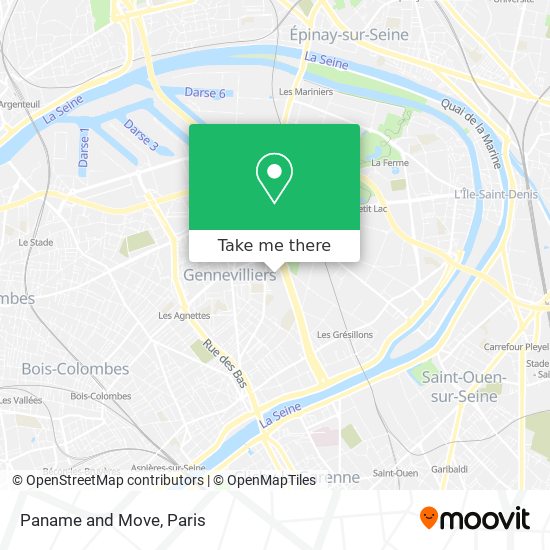 Mapa Paname and Move