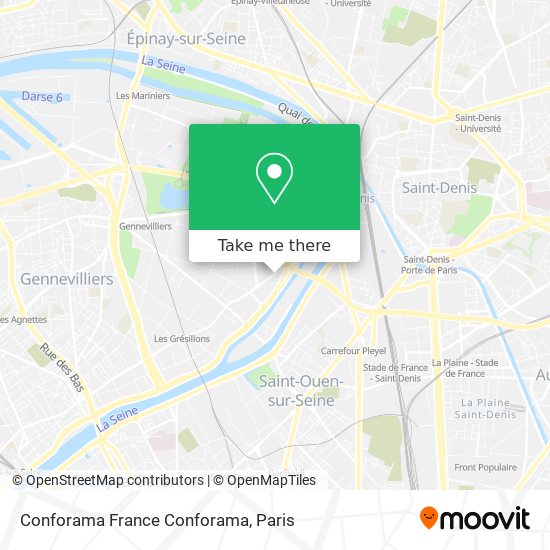 Mapa Conforama France Conforama