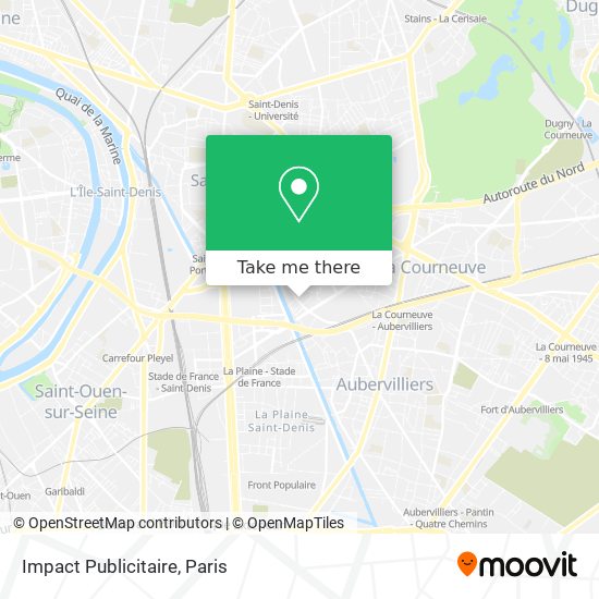 Mapa Impact Publicitaire