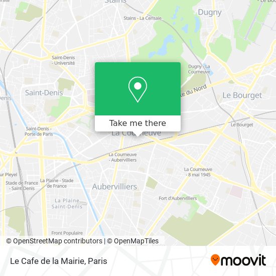 Le Cafe de la Mairie map
