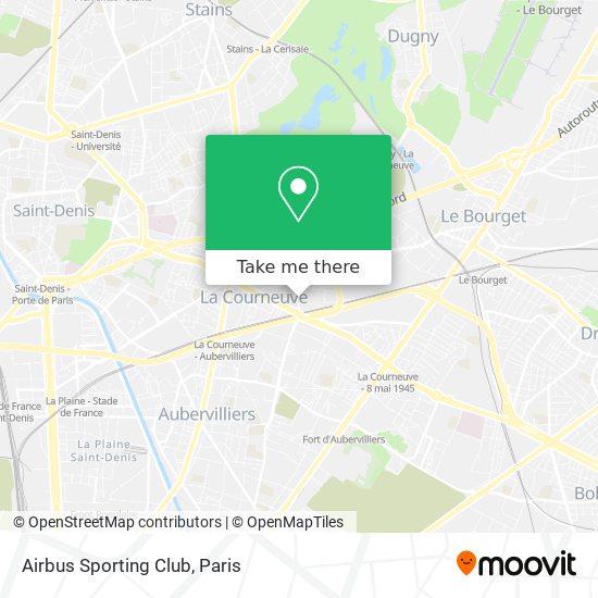 Airbus Sporting Club map