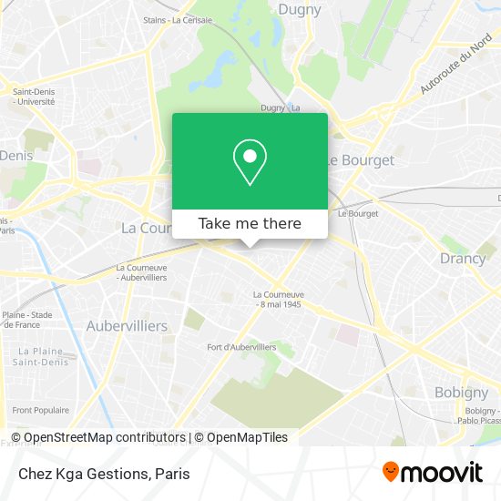 Chez Kga Gestions map