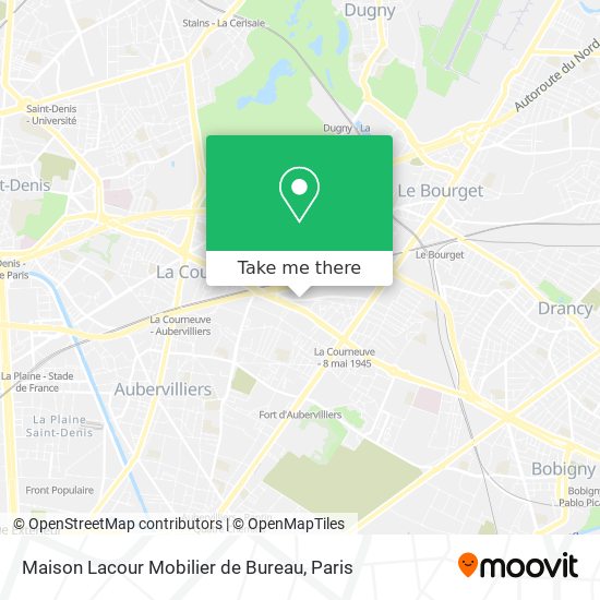 Maison Lacour Mobilier de Bureau map