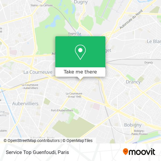 Service Top Guenfoudi map