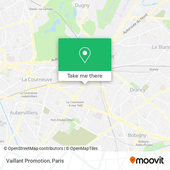 Vaillant Promotion map