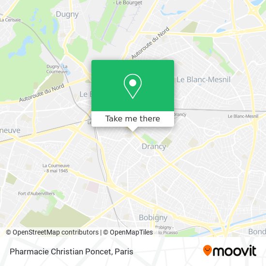 Pharmacie Christian Poncet map
