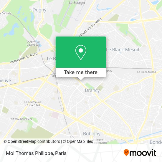 Mapa Mol Thomas Philippe