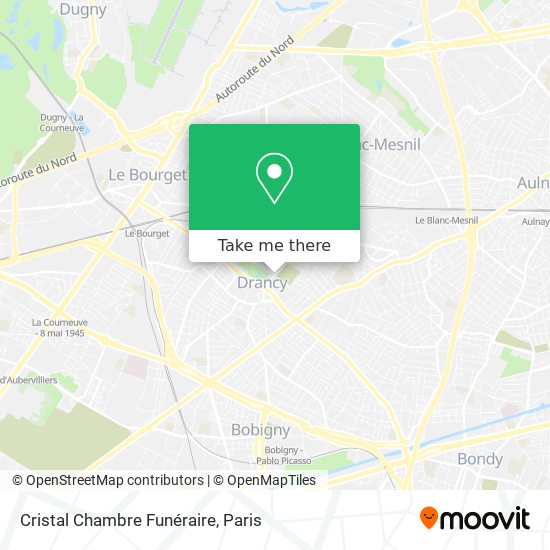 Cristal Chambre Funéraire map