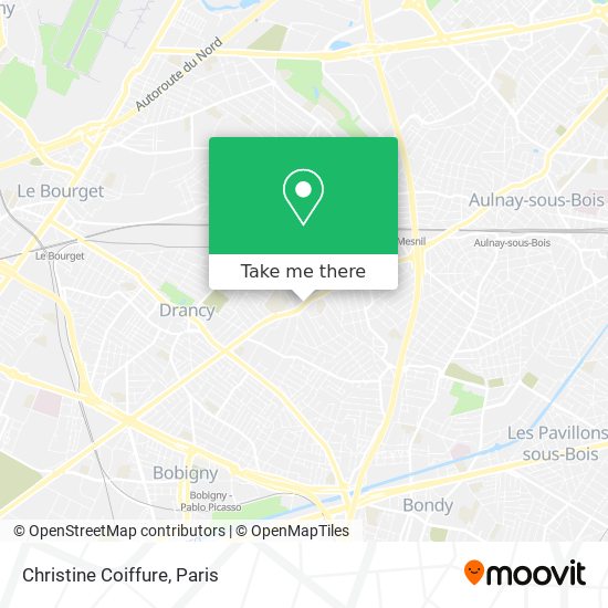 Christine Coiffure map