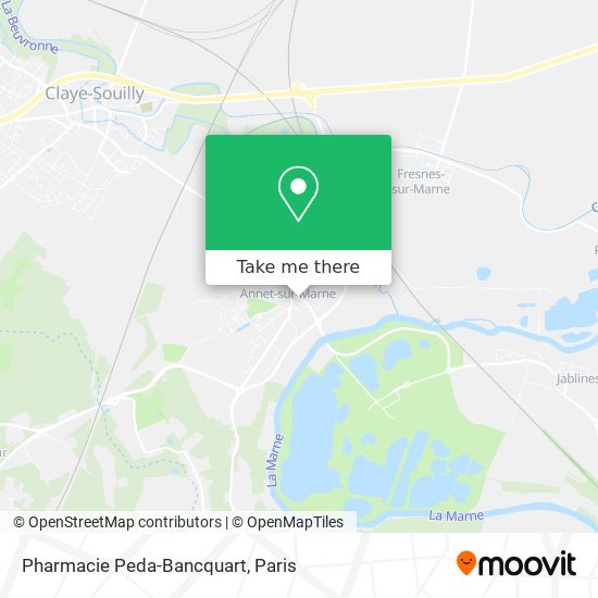 Mapa Pharmacie Peda-Bancquart