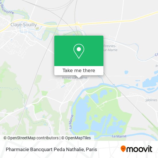 Mapa Pharmacie Bancquart Peda Nathalie