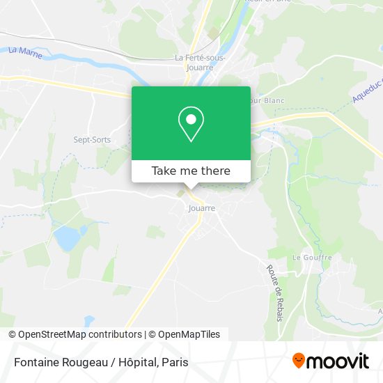 Fontaine Rougeau / Hôpital map