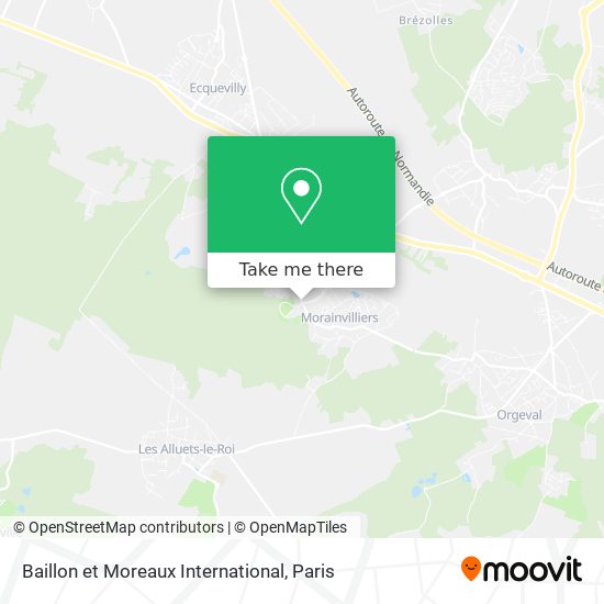 Baillon et Moreaux International map