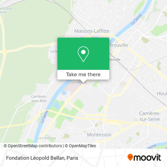 Fondation Léopold Bellan map