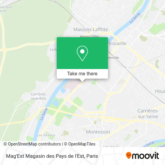 Mag'Est Magasin des Pays de l'Est map