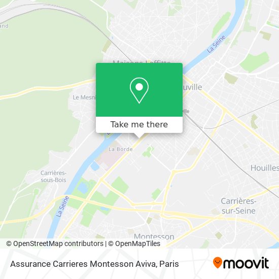 Mapa Assurance Carrieres Montesson Aviva