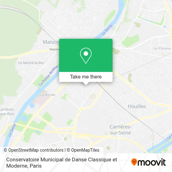 Conservatoire Municipal de Danse Classique et Moderne map