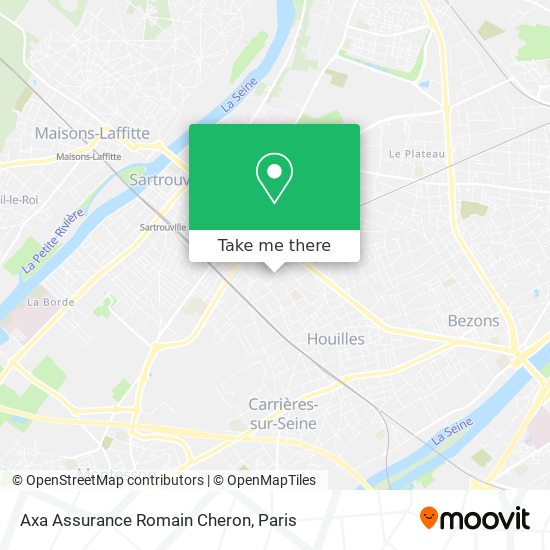 Axa Assurance Romain Cheron map