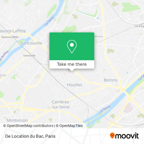 De Location du Bac map