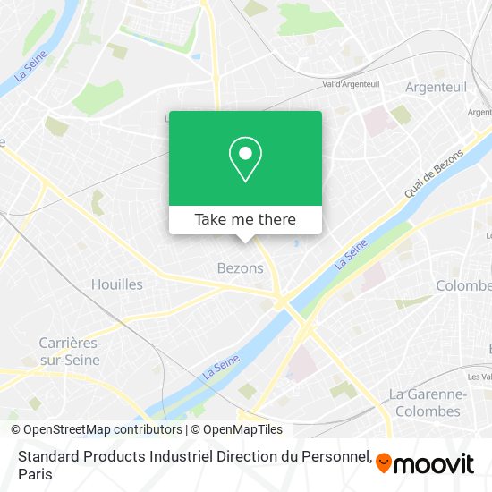 Standard Products Industriel Direction du Personnel map