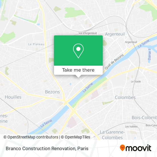 Branco Construction Renovation map