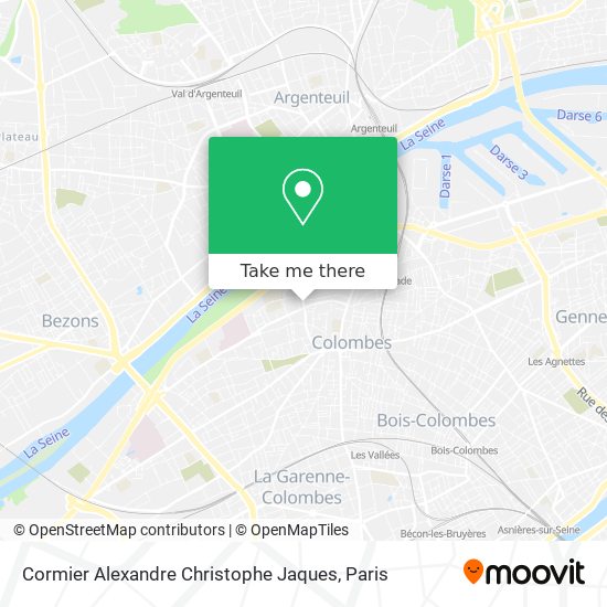 Mapa Cormier Alexandre Christophe Jaques