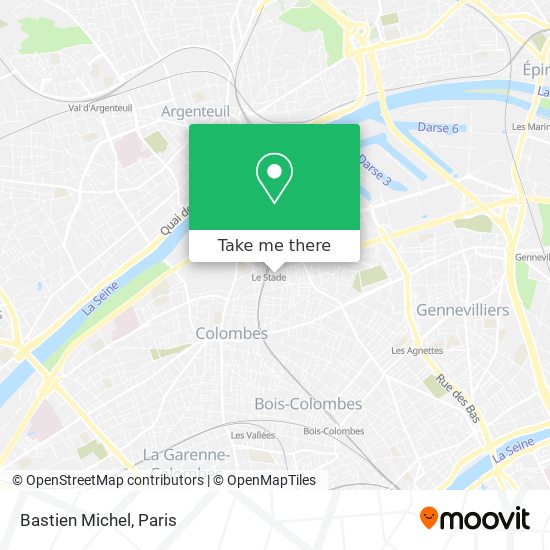 Mapa Bastien Michel