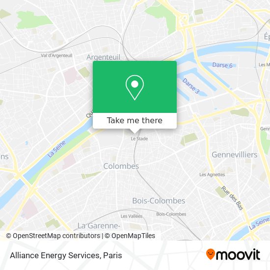 Mapa Alliance Energy Services