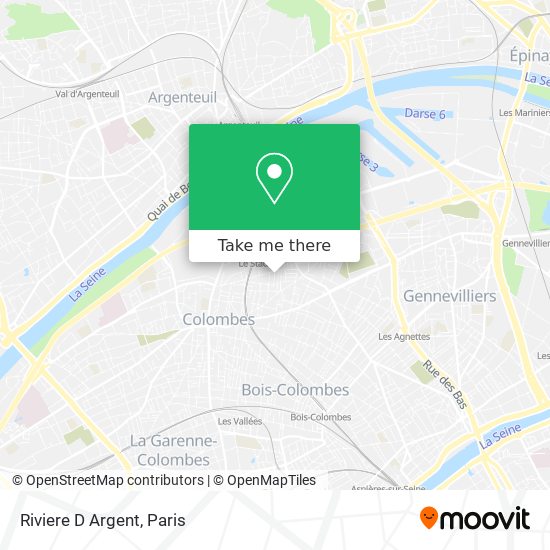 Riviere D Argent map