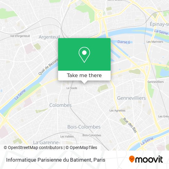Informatique Parisienne du Batiment map