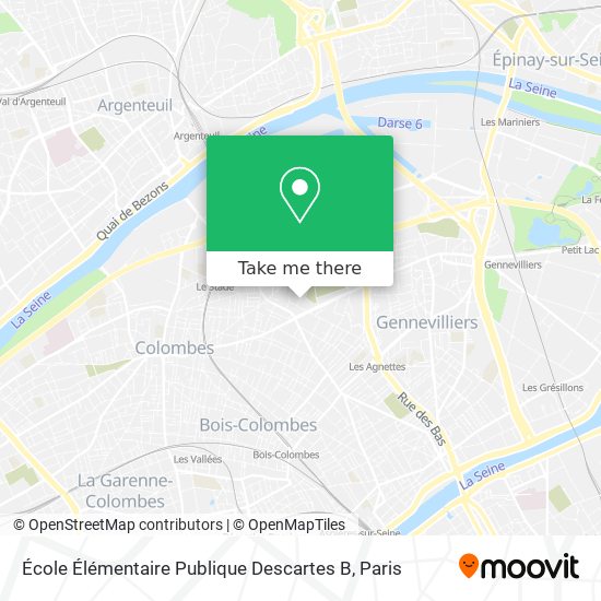 École Élémentaire Publique Descartes B map