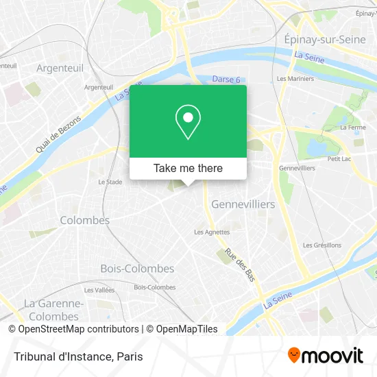 Tribunal d'Instance map