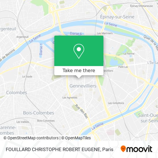 Mapa FOUILLARD CHRISTOPHE ROBERT EUGENE