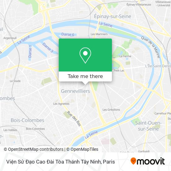 Viện Sử Đạo Cao Đài Tòa Thánh Tây Ninh map