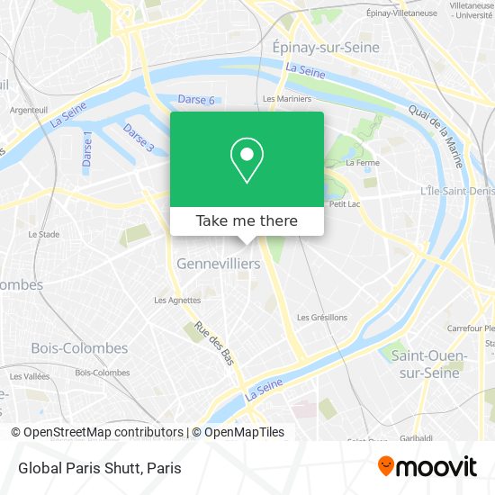 Global Paris Shutt map