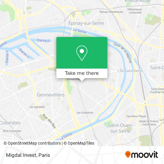 Migdal Invest map