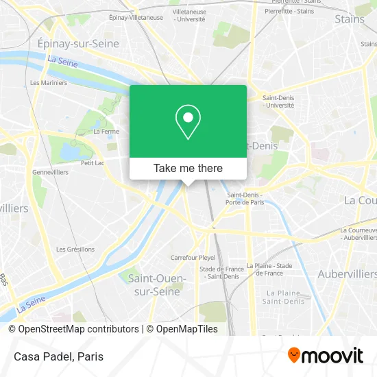 Casa Padel map