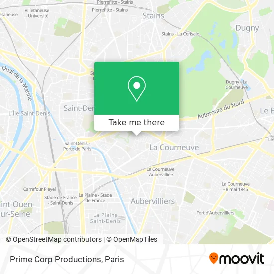 Prime Corp Productions map