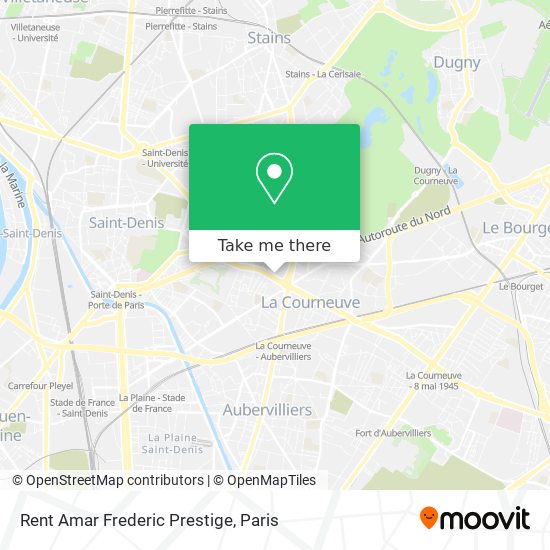 Rent Amar Frederic Prestige map