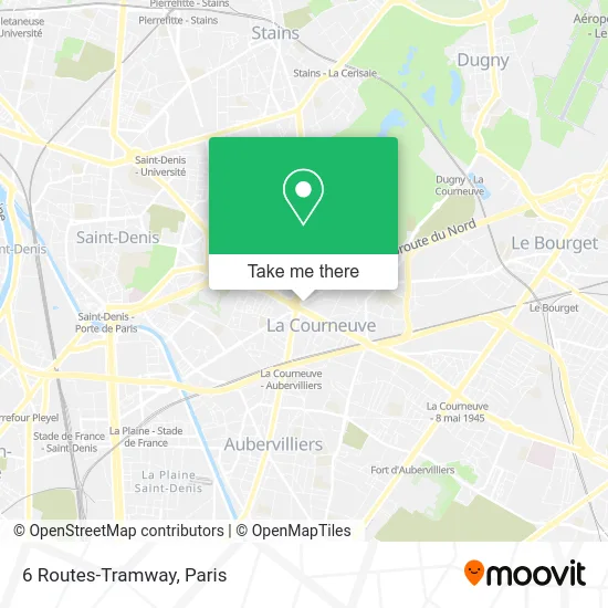 6 Routes-Tramway map