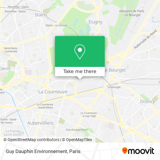 Guy Dauphin Environnement map