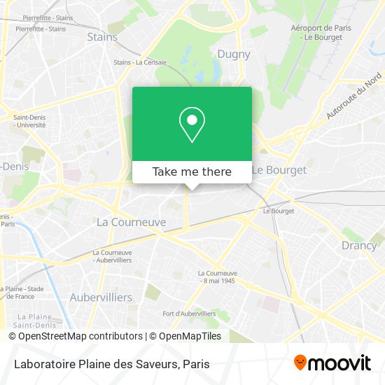 Mapa Laboratoire Plaine des Saveurs